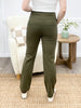 Dear Scarlett Women's REG/PLUS Solid Straight Leg Magic Pants, Olive