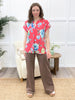 Dear Scarlett Women's REG/PLUS Solid Wide Leg Magic Pants, Dark Mocha