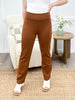 Dear Scarlett Women's REG/PLUS Solid Straight Leg Magic Pants, Rust