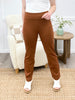 Dear Scarlett Women's REG/PLUS Solid Straight Leg Magic Pants, Rust