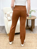 Dear Scarlett Women's REG/PLUS Solid Straight Leg Magic Pants, Rust