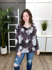 Women's Plum Floral Print Top