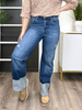 Wide Open Spaces High-Rise Wide Hem Jeans by Risen