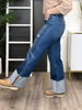 Wide Open Spaces High-Rise Wide Hem Jeans by Risen