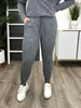 Women's Grey Long Sleeve Hooded Top & Pants Lounge Set