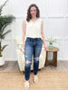Straight To The Top Mid-Rise Straight Leg Jeans by Mica Denim