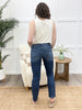 Straight To The Top Mid-Rise Straight Leg Jeans by Mica Denim