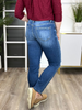 Straight To The Top Mid-Rise Straight Leg Jeans by Mica Denim