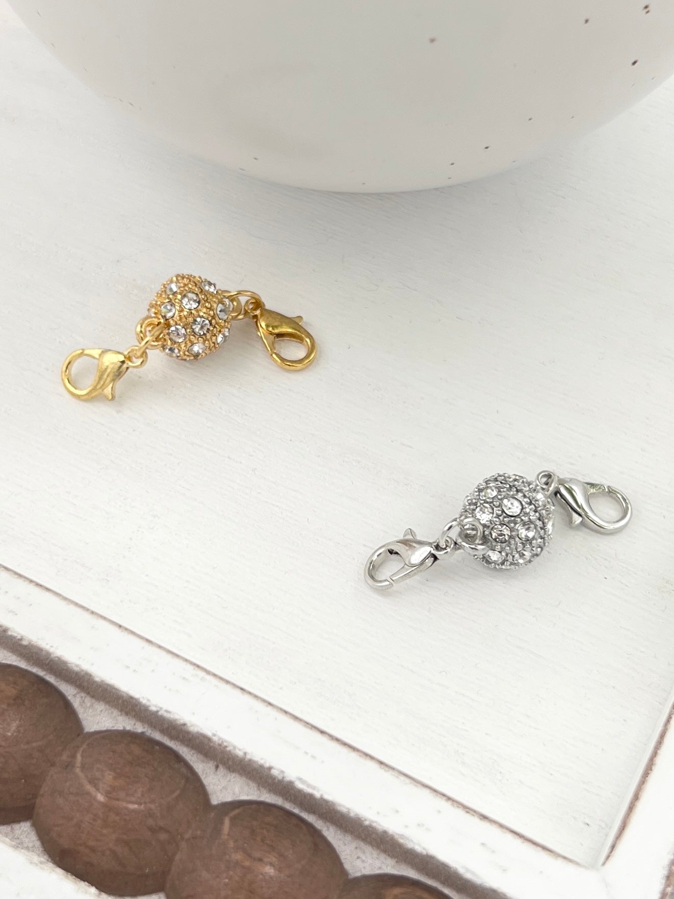 Magnetic Jewelry Clasp (Gold & Silver)