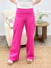 Dear Scarlett Women's REG/PLUS Solid Wide Leg Magic Pants, Hot Pink