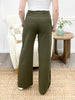 Dear Scarlett Women's REG/PLUS Solid Wide Leg Magic Pants, Olive