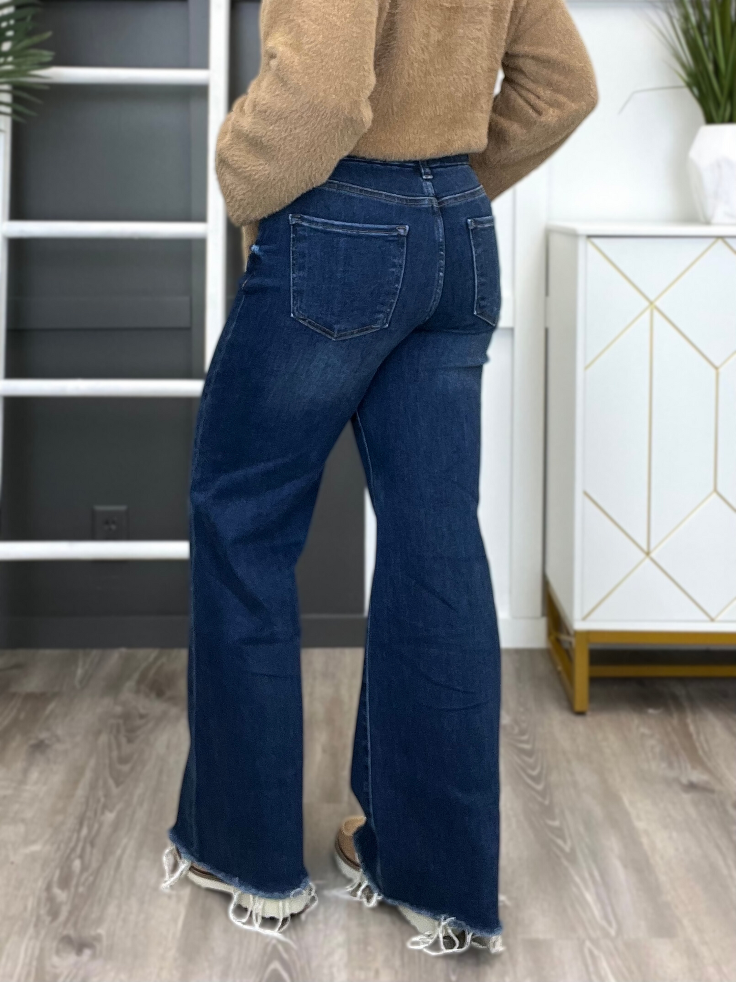 Dressed to Impress High-Rise Wide Leg Jeans by Risen