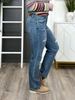 Judy Blue Dad Knows Best Mid- Rise Dad Jeans