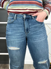 Judy Blue Dad Knows Best Mid- Rise Dad Jeans