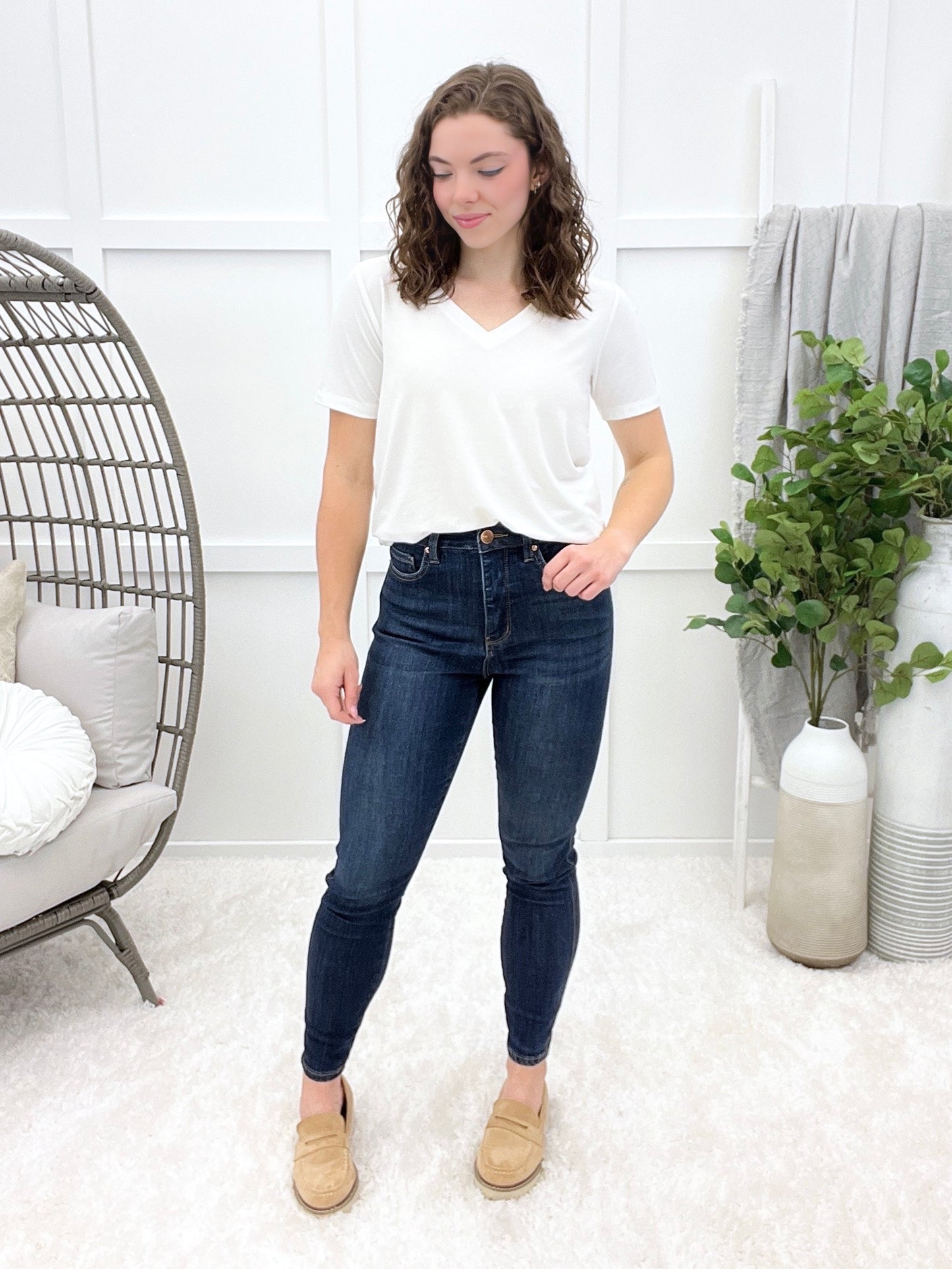 No Regrets High Rise Skinny Jeans by RFM