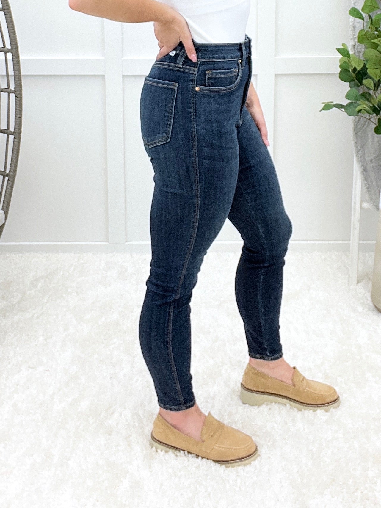 No Regrets High Rise Skinny Jeans by RFM