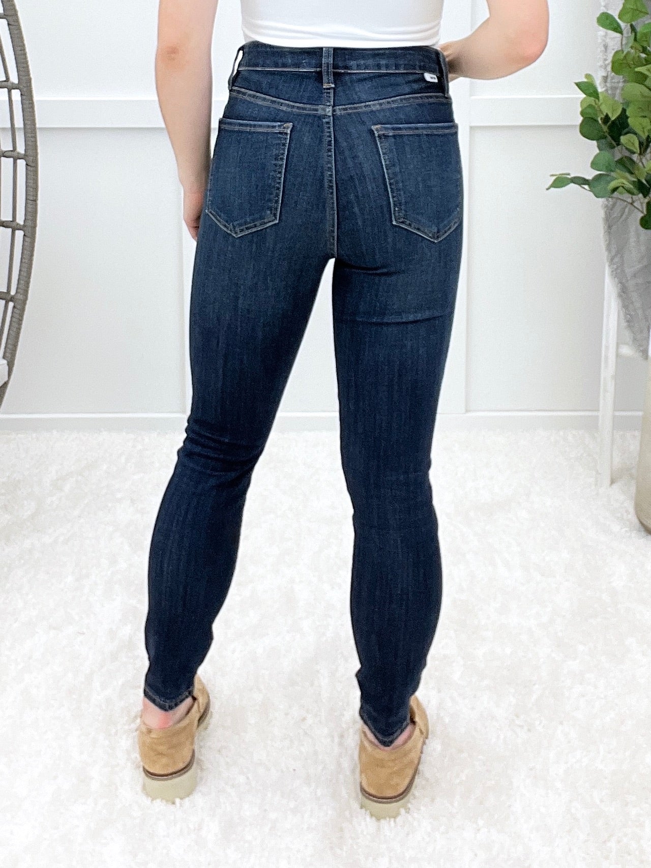No Regrets High Rise Skinny Jeans by RFM