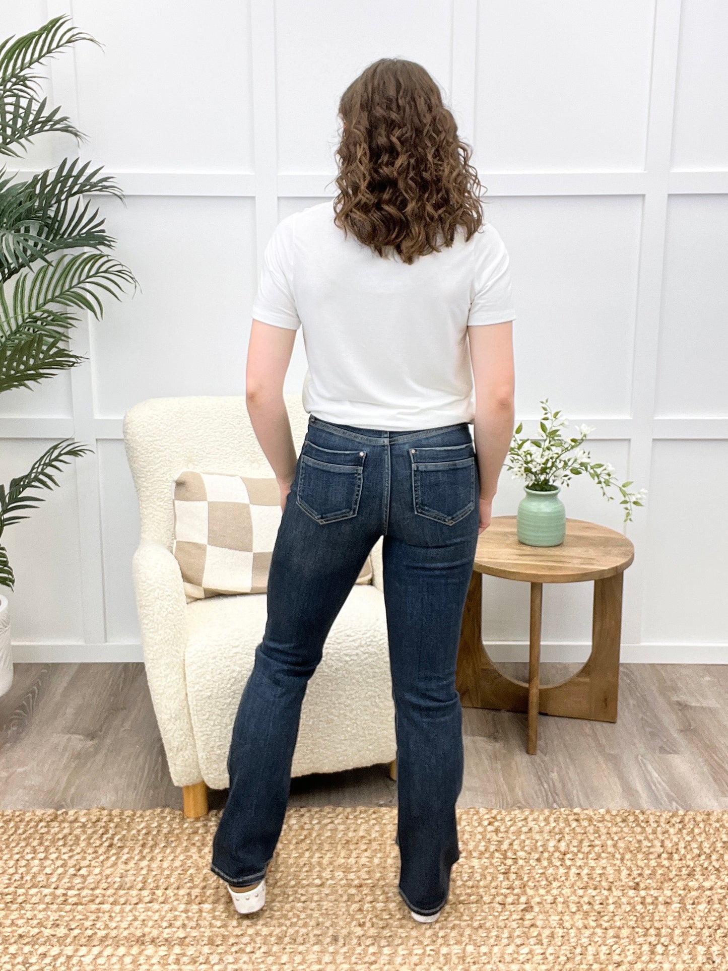 Perfect Fit High Rise Bootcut Jeans by RFM