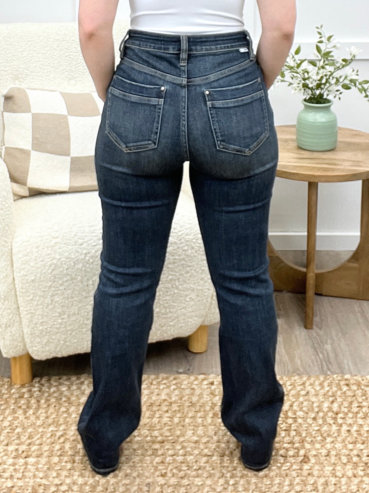 Perfect Fit High Rise Bootcut Jeans by RFM