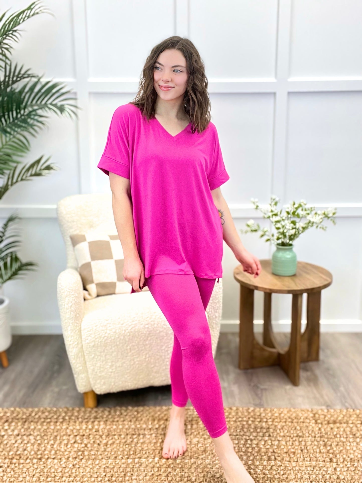 Quinn Loungewear Set- Pink