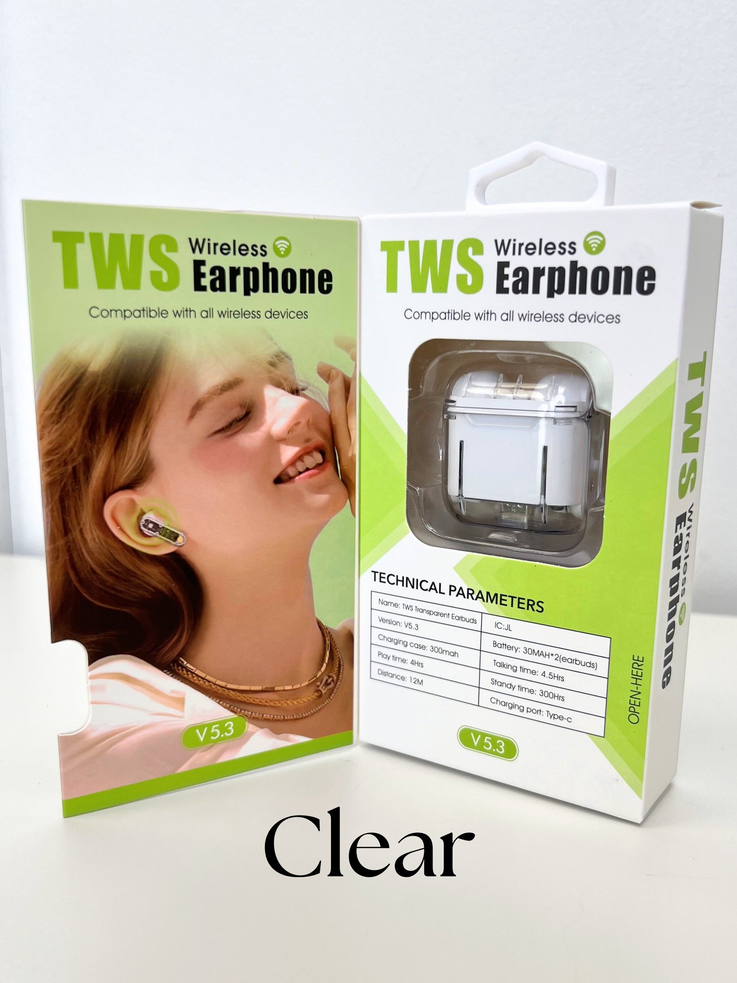 Transparent Wireless Earbuds