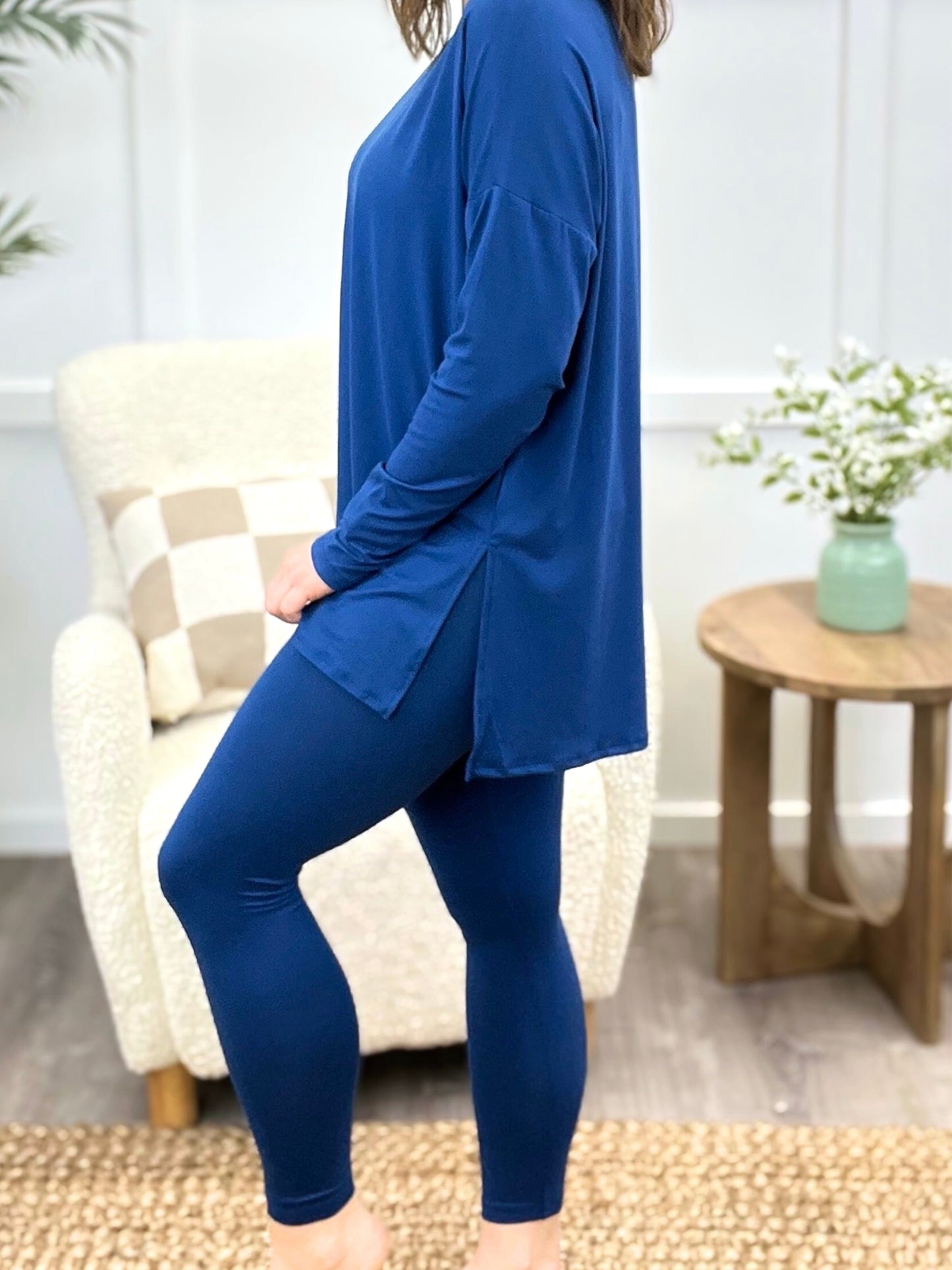 Felicity Loungewear Set- Navy