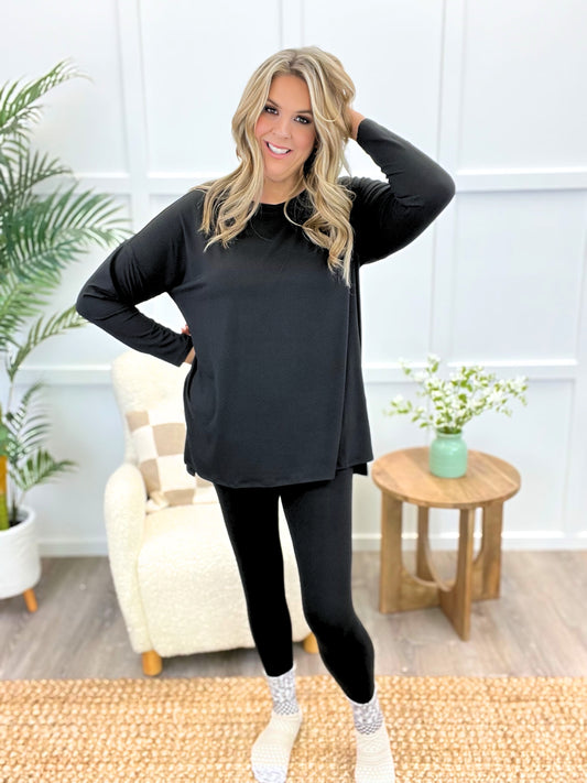 Felicity Loungewear Set- Black