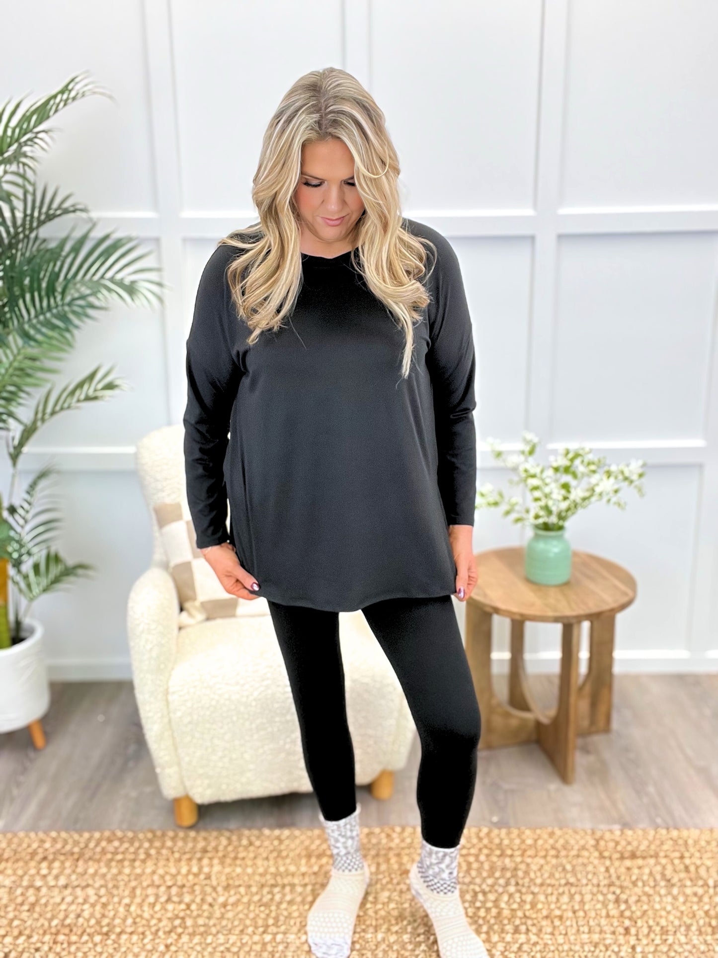 Felicity Loungewear Set- Black