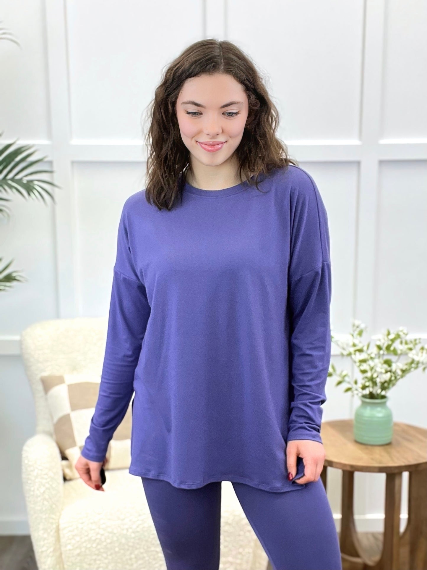 Felicity Loungewear Set- Periwinkle