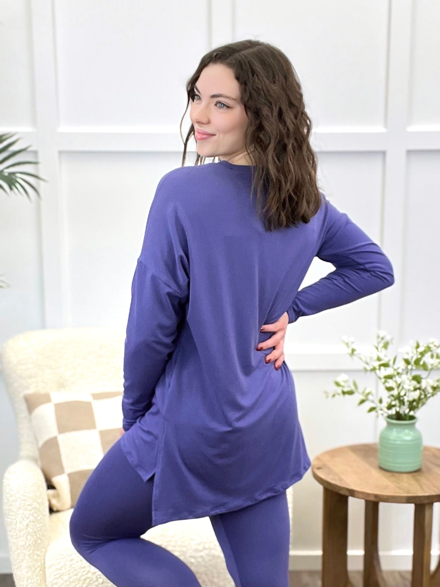 Felicity Loungewear Set- Periwinkle