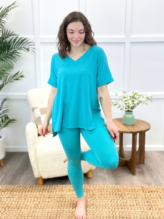 Quinn Luxe Loungewear Set - Turquoise