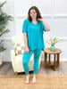 Quinn Loungewear Set- Turquoise