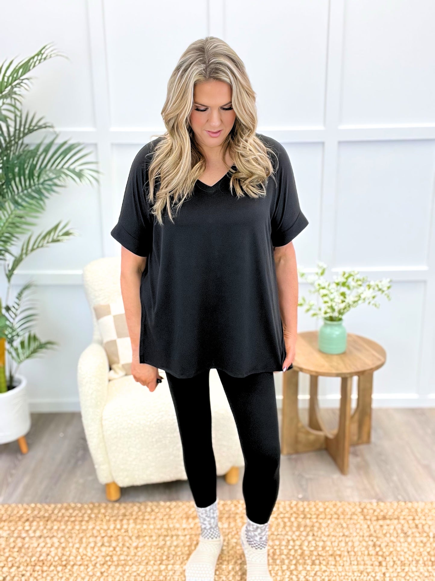 Quinn Loungewear Set- Black