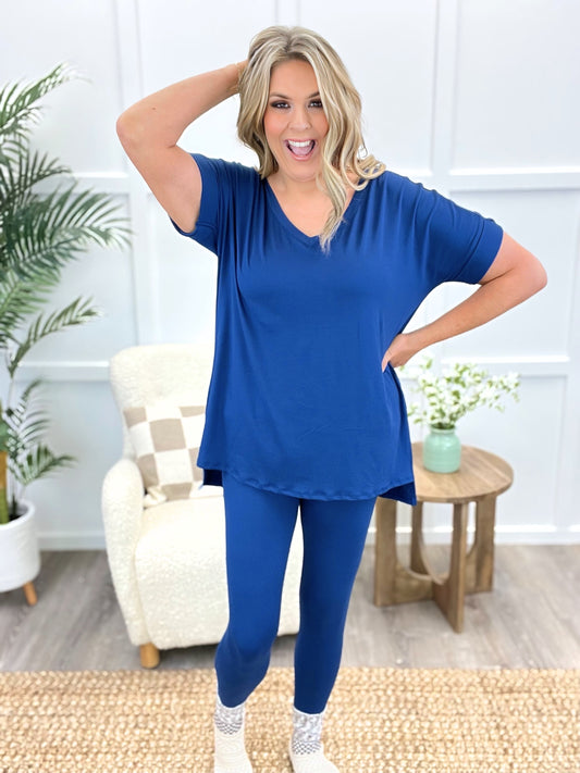 Quinn Loungewear Set- Navy