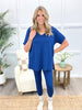 Quinn Loungewear Set- Navy