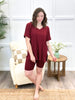 Brooke Luxe Loungewear Set - Maroon