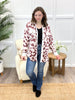 Women's Leopard Print Button Up Top w/ Chest Pockets