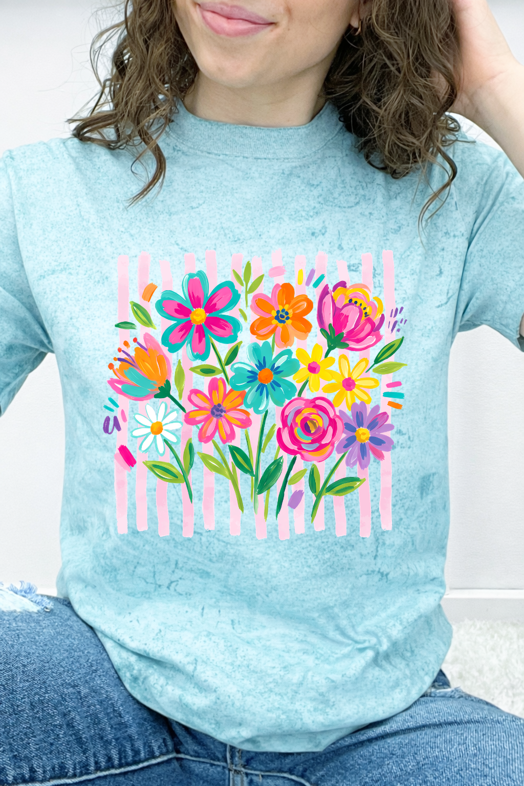 Fresh Bloom Stripe Graphic Collection