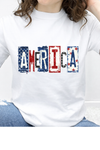 White Tultex Tee