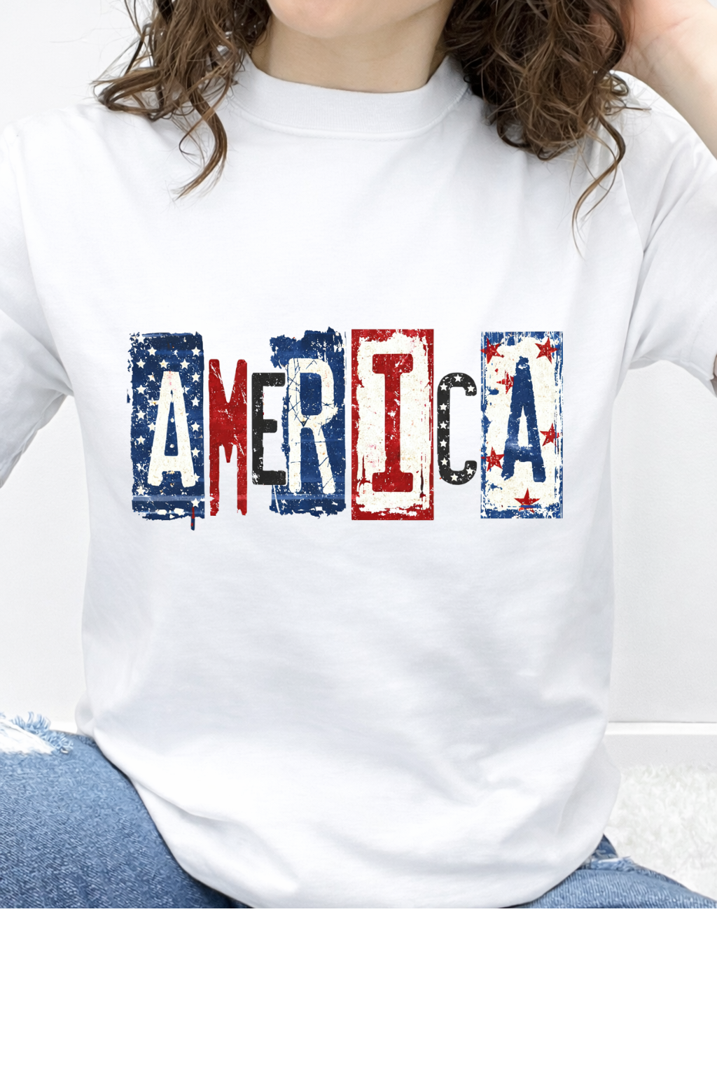 Vintage America Block Letter Graphic Collection