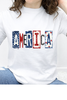 Vintage America Block Letter Graphic Collection