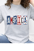 Vintage America Block Letter Graphic Collection