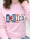 Pink Long Sleeve Gildan Tee