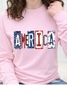 Vintage America Block Letter Graphic Collection