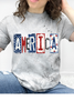 Vintage America Block Letter Graphic Collection