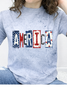 Vintage America Block Letter Graphic Collection