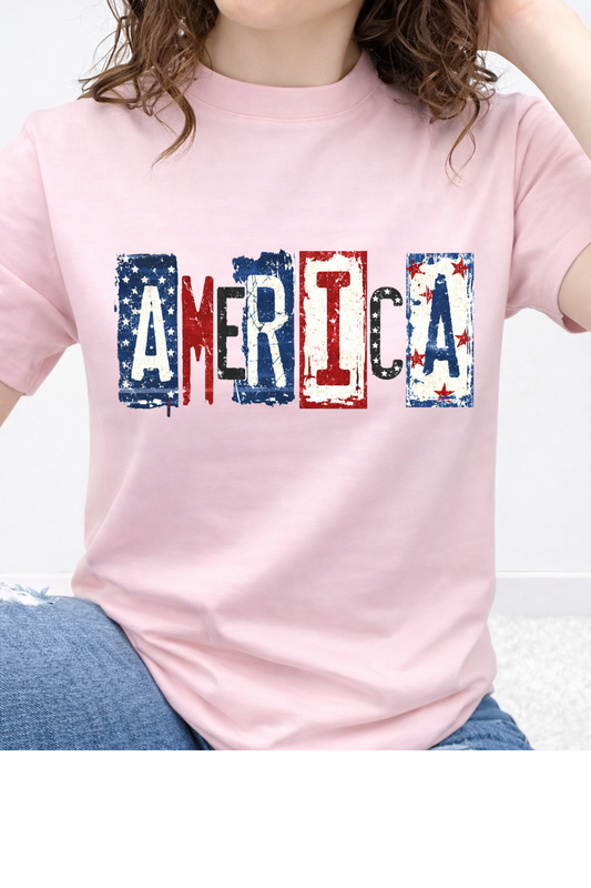 Vintage America Block Letter Graphic Collection