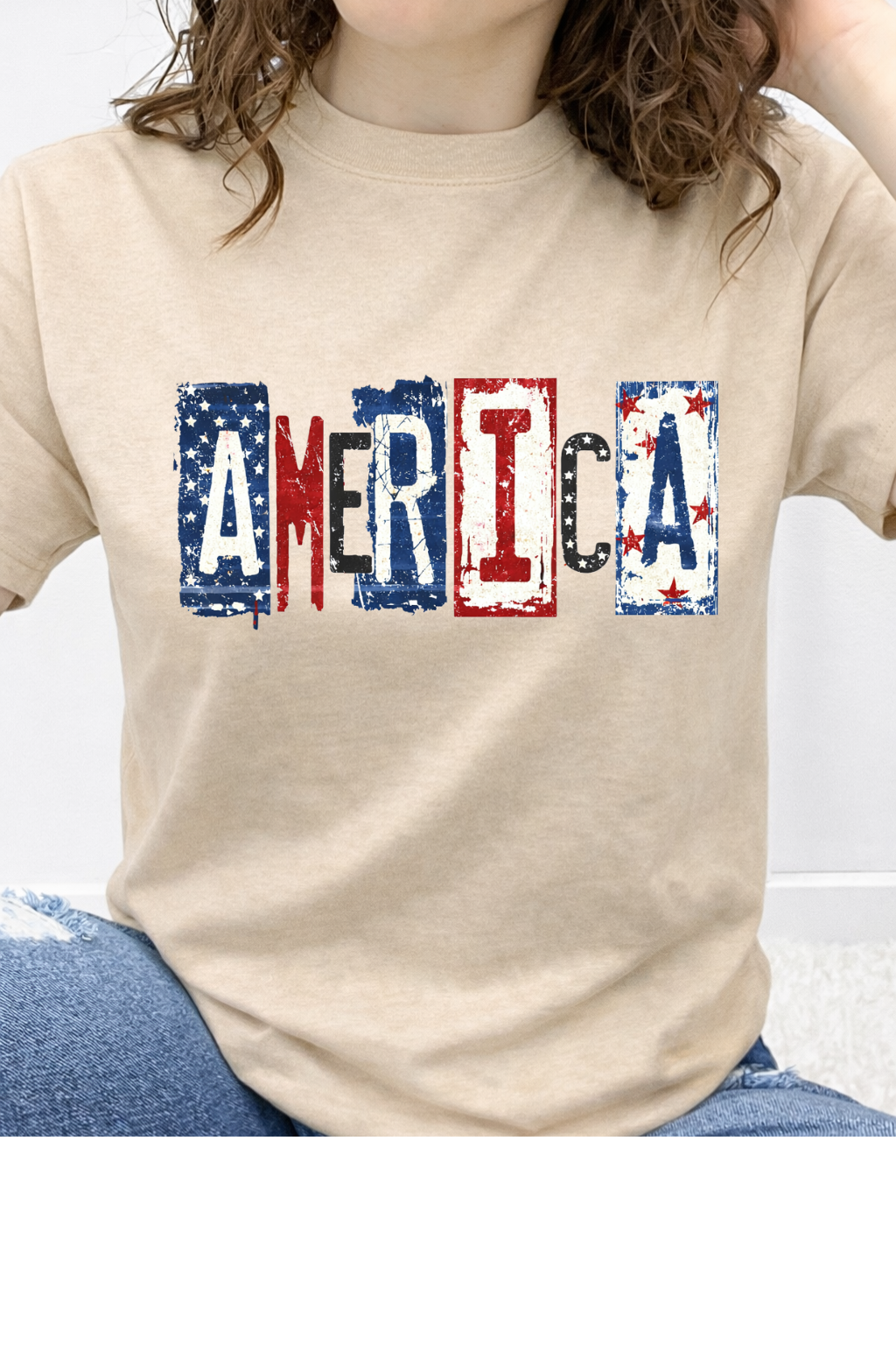 Vintage America Block Letter Graphic Collection
