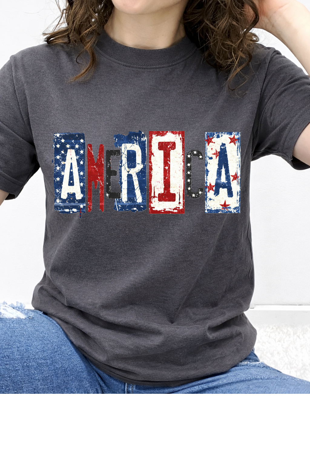 Vintage America Block Letter Graphic Collection