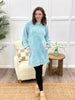 Women's Cozy Mineral Wash Sweatshirt Dress with Pockets